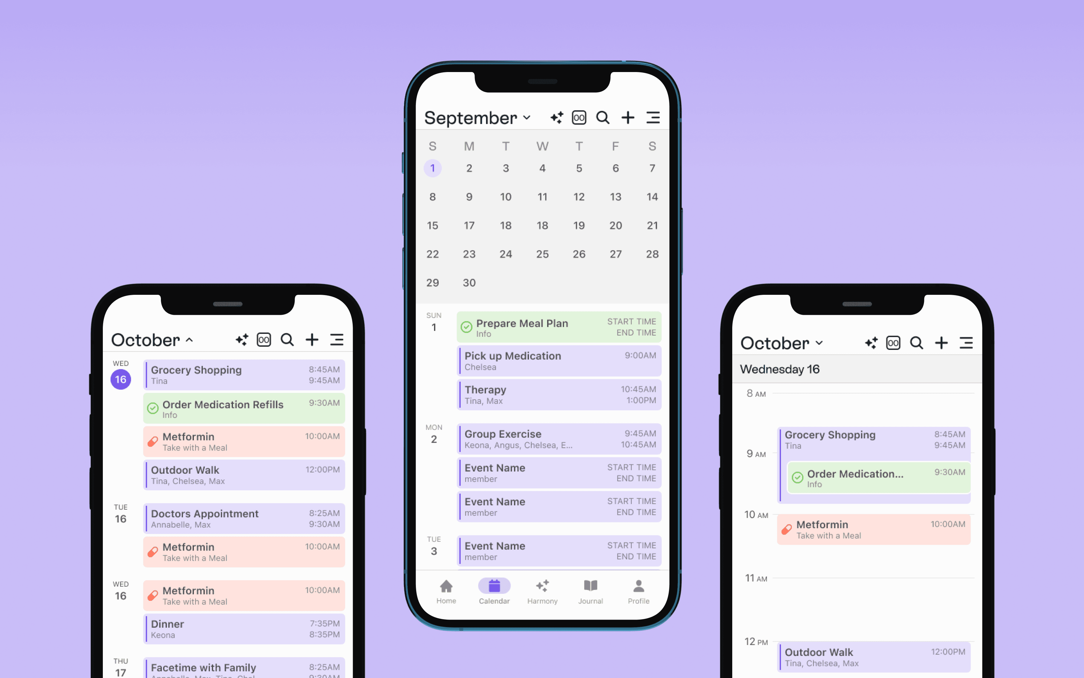harmony-Calendar Integration